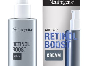 Neutrogena Anti-Age Retinol Boost Face Cream Αντιγηραντική, Ενυδατική Κρέμα Προσώπου με Καθαρή Ρετινόλη για Όλους τους Τύπους Δέρματος 50ml