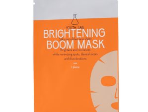 Youth Lab Brightening Boom Mask Silky Microfiber Face Sheet Εμποτισμένη Υφασμάτινη Μάσκα Προσώπου με Λευκαντική, Αναπλαστική & Ενυδατική Δράση 1 Τεμάχιο