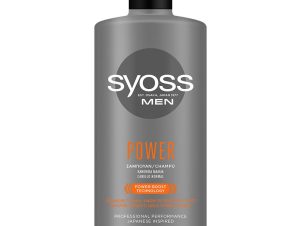 Syoss Shampoo Men Power Επαγγελματικό Σαμπουάν για Άνδρες που Ενδυναμώνει & Αναζωογονεί το Τριχωτό της Κεφαλής 440ml