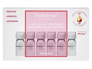 Foltene Pharma Women Hair & Scalp Treatment Αγωγή με Αμπούλες Κατά της Γυναικείας Τριχόπτωσης 12Vials x 6ml