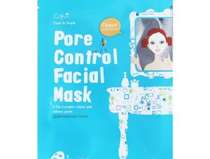 Vican Cettua Pore Control Facial Mask Μάσκα Προσώπου για Καθαρή, Λαμπερή & Φρέσκια Επιδερμίδα, Χωρίς Ορατούς Πόρους 1 Τεμάχιο