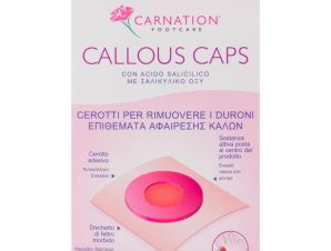 Vican Carnation Callous Caps Αυτοκόλλητα Επιθέματα Αφαίρεσης Κάλων 2τμχ