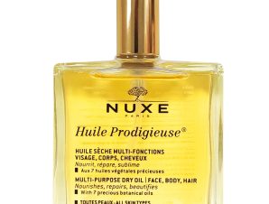Nuxe Huile Prodigieuse Ξηρό Λάδι Ενυδάτωσης & Λάμψης για Πρόσωπο, Σώμα & Μαλλιά με 7 Πολύτιμα Φυτικά Έλαια 100ml