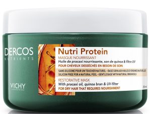 Vichy Dercos Nutrients Nutri Protein Masque Θρεπτική Μάσκα Αναδόμησης για Ξηρά Ταλαιπωρημένα Μαλλιά 250ml